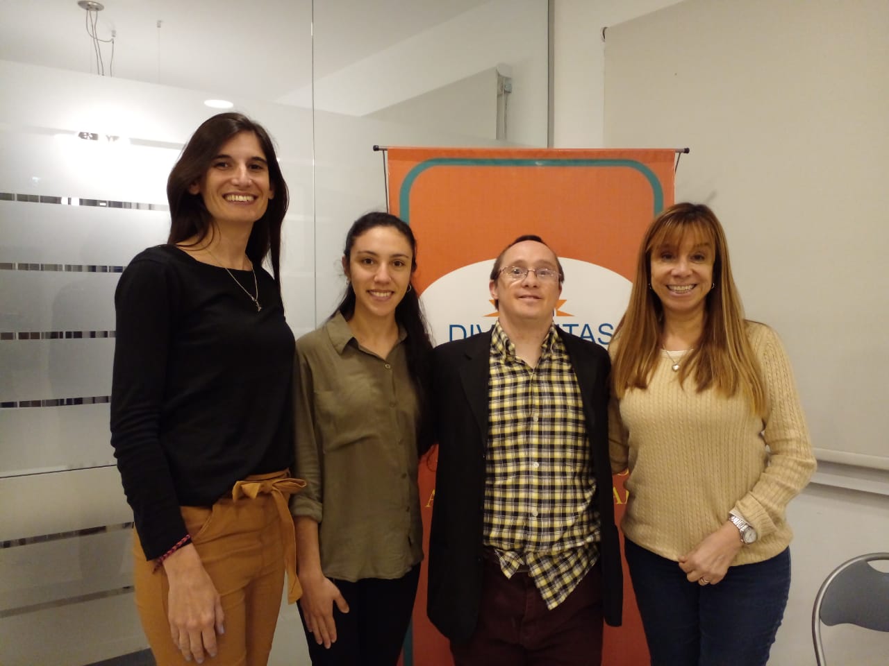 Junto a Patricia Tejeda, Inés Herrero, y Nadia Lupo